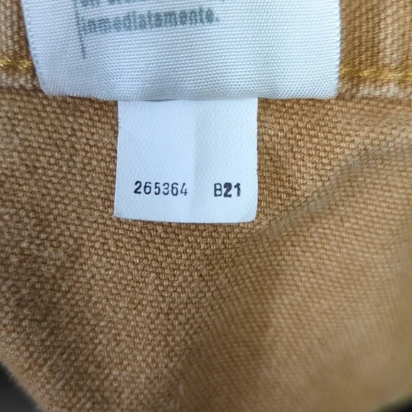 Carhartt Pants Men's 35x30 Brown Double Knee Relaxed Fit Duck Canvas 10098-211 - Picture 11 of 12
